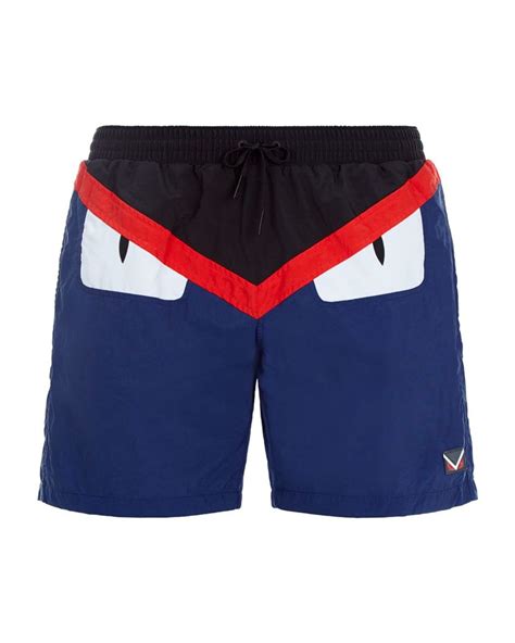 fendi shorts with eyes|fendi swim shorts.